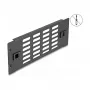 Pannello cieco ventilato DeLOCK armadio di rete 10 pollici pannello 2U nero