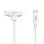 HYPER HyperJuice cavo USB USB 2.0 1,5 m USB-C USB-C/Lightning bianco