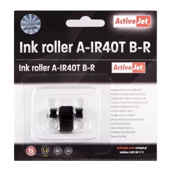 Rullo inchiostratore per stampanti ActiveJet A-IR40T per stampanti a getto d'inchiostro, versione Supreme, stampa rossa, confezione da 5