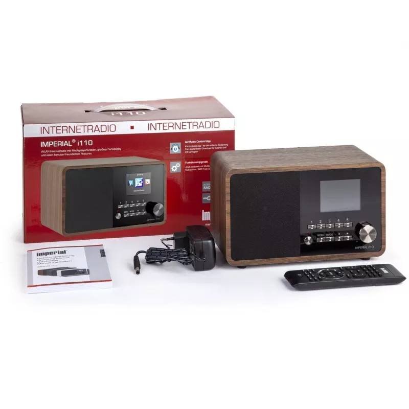 Imperial DABMAN i110 radio internet WLAN, effetto legno
