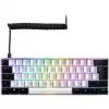 Sharkoon SGK50 S4 tastiera gaming USB QWERTZ tedesco bianca RGB LED