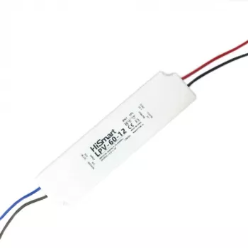 Driver LED MEAN WELL LPV-60-12, 60 W 12 V DC, ingresso 90–264 V AC, bianco, -30–70 °C