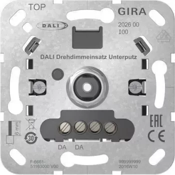 GIRA 202600 DALI dimmer rotativo UP inserto (202600)