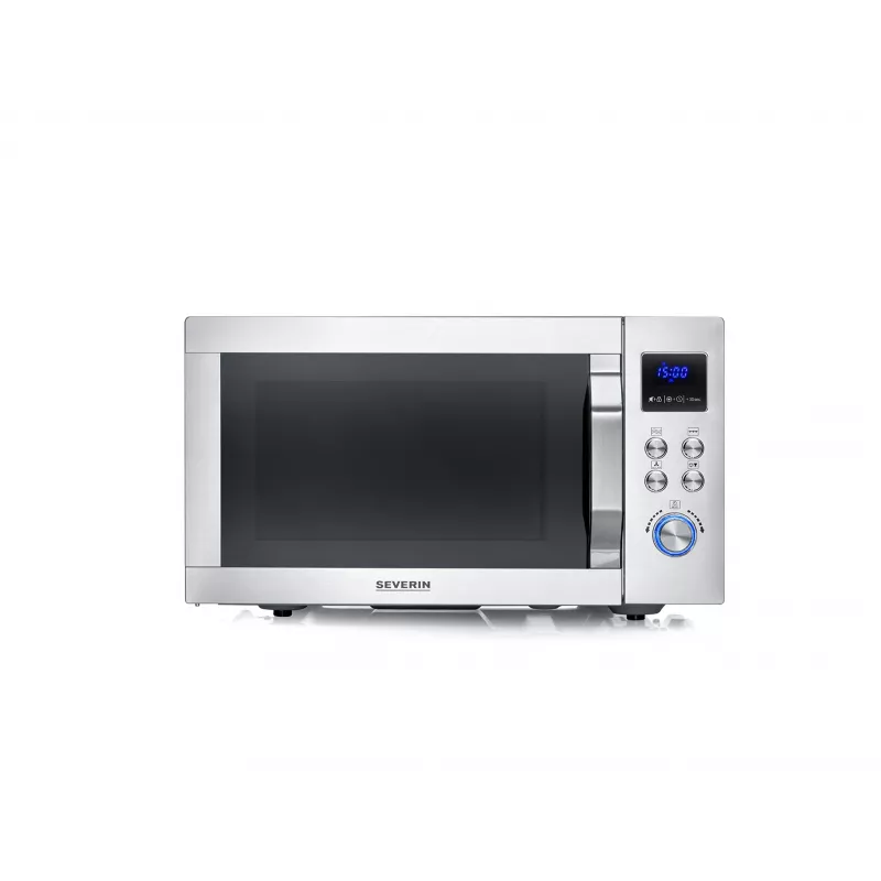 Microonde combinato SEVERIN MW 7918, a libera installazione, 25 L, 900 W, display LED, argento