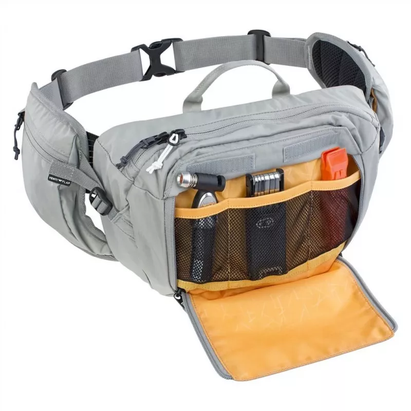EVOC Hip Pack marsupio mesh nylon ripstop grigio 3L unisex