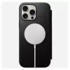 Custodia folio per smartphone Nomad NM01675785 per cellulari Apple, per schermi fino a 17,5 cm (6,9 pollici), nero, 3 scomparti per carte, supporto da tavolo
