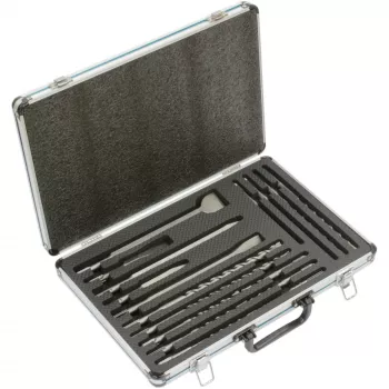 Set di punte e scalpelli SDS+, Set scalpelli e punte (17 pezzi)