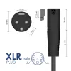 Akyga AK-EV-03 caricabatterie per e-bike e e-scooter con batteria da 36 V, 42 V / 2 A, 84 W, connettore maschio XLR 3 pin, 1 m