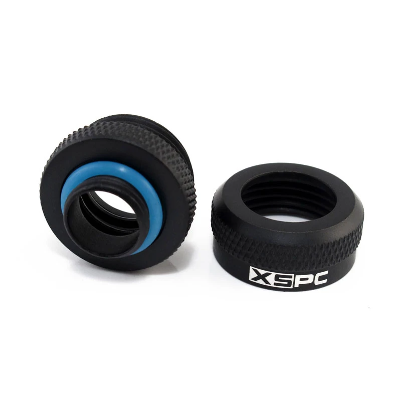 Connettore XSPC G1/4 per hardtube 14 mm, nero opaco - 8 pz.