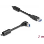 Cavo USB DeLOCK connettore maschio Type-A su connettore maschio Type-B 90° angolato 2 m