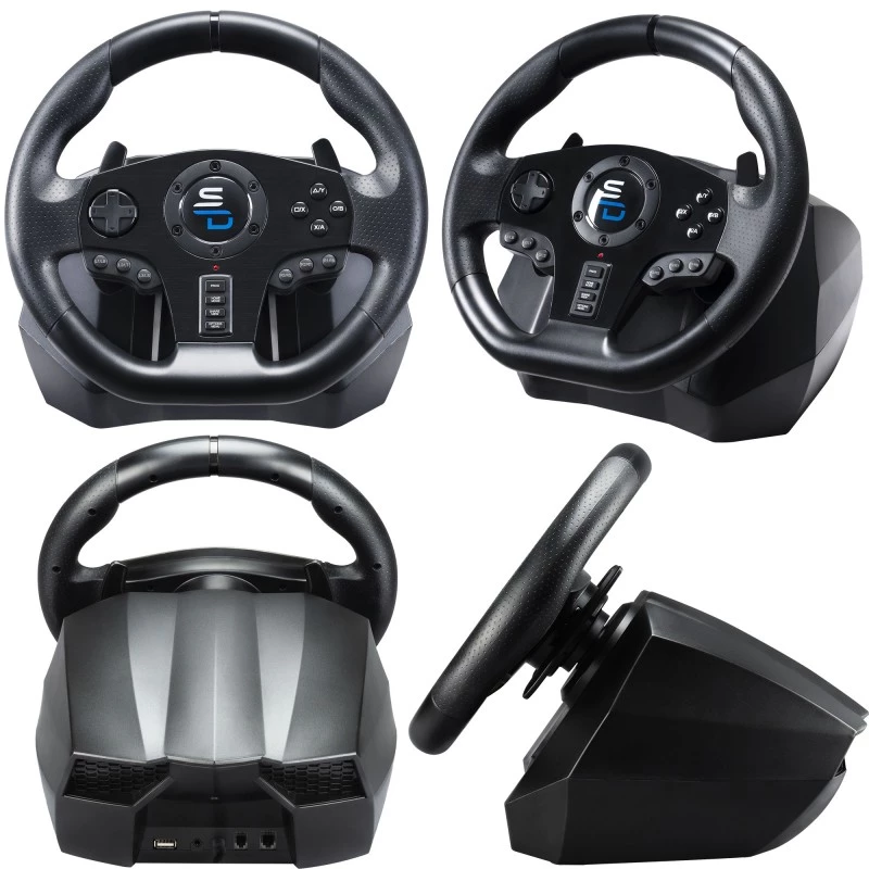 Volante + pedali Subsonic GS850-X nero rotazione 270° USB