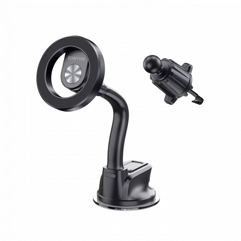 CANYON supporto magnetico auto OnGrip 12 ventosa + bocchetta aria nero