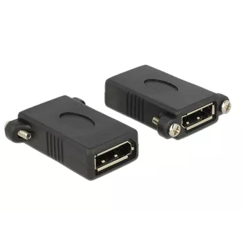 Adattatore DisplayPort DeLOCK DisplayPort 1.1 F-F nero