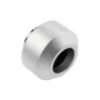 Raccordo per hardtube OPTIMUS 12 mm, argento – connettore singolo a compressione per tubi rigidi