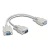 DeLOCK 67160 cavo seriale beige 0,3 m DB-9