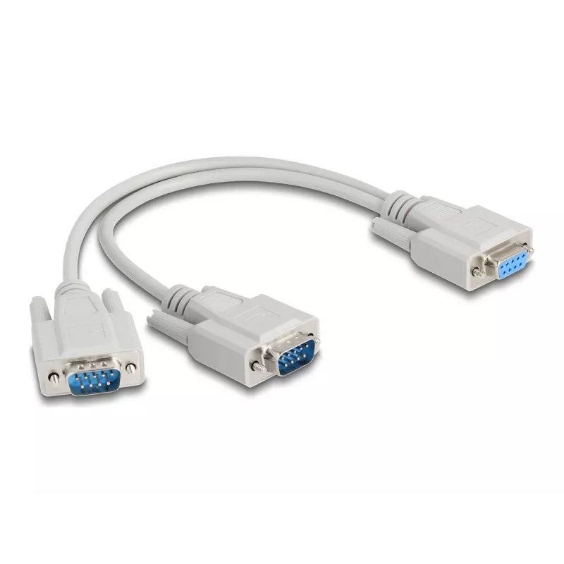 DeLOCK 67160 cavo seriale beige 0,3 m DB-9
