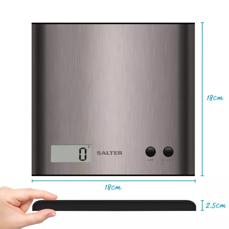 Bilancia da cucina Salter 1087 SSDRCEU16 Pro argento