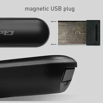Presentatore con puntatore laser 4in1 USB 3.0 2,4 GHz 30 m