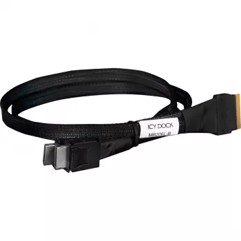 Cavo SAS interno RAIDSONIC MB206L-B slim 50 cm SAS 8i a OCuLink 4i