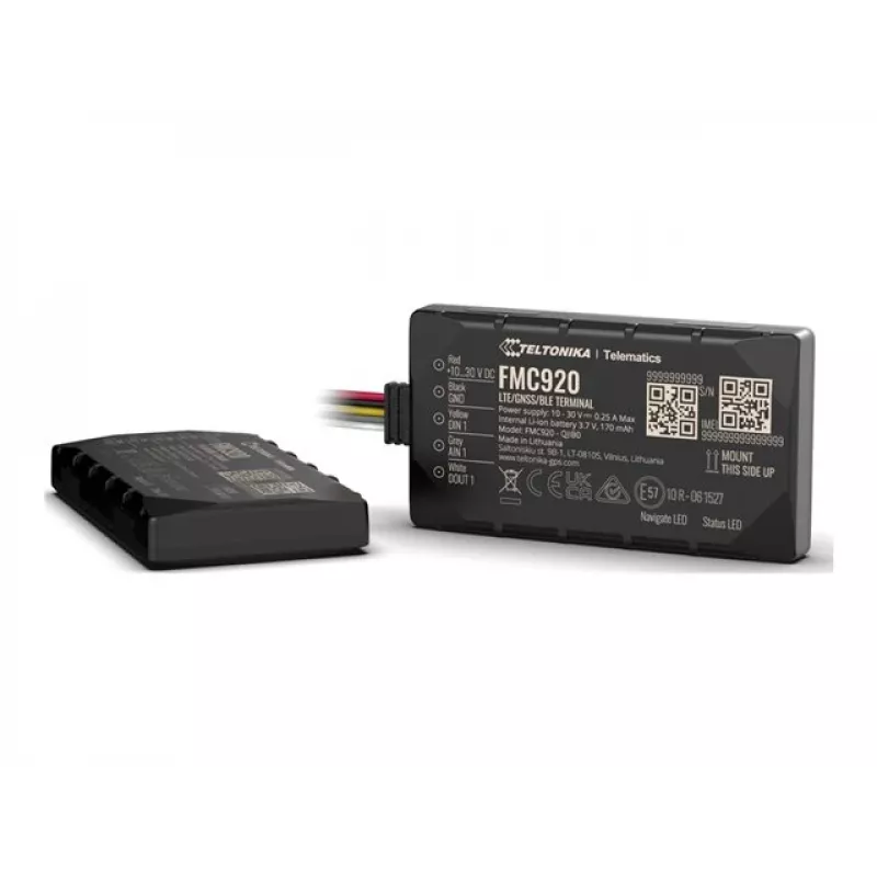GPS tracker Teltonika FMC920 4G LTE CAT 1 0.128GB nero