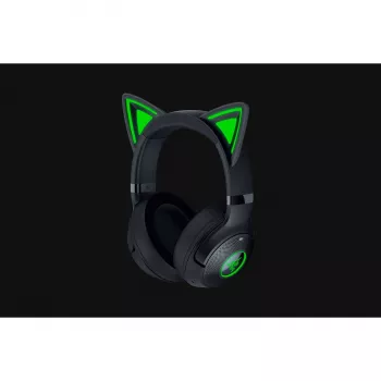 Cuffie Razer Kraken Kitty V2 BT — Bluetooth wireless, circumaurali, archetto, 20–20000 Hz, 325 g, nero