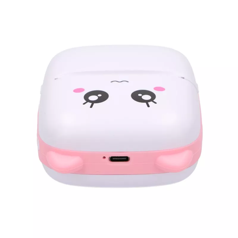 Stampante termica per ricevute Extralink EPP-001 con 5 rotoli di carta termica adesiva, rosa