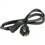 Wentronic Goobay cavo di collegamento per apparecchi a freddo, 2 m, nero - Type-F (Type-F, CEE 7/7) > connettore femmina C13 (collegamento apparecchi a freddo) (50098)