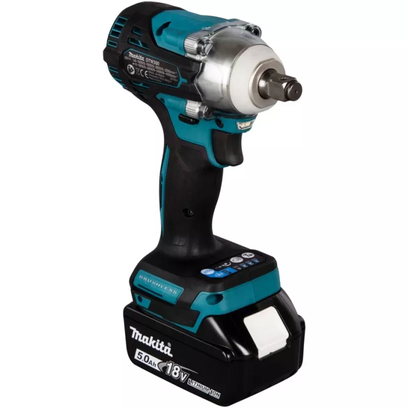 Avvitatore a impulsi Makita DTW300RTJ 3200 giri/min, 18V, 2 batterie