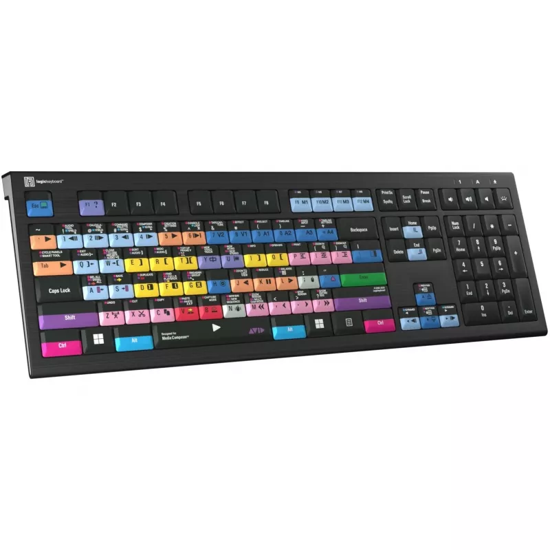 LogicKeyboard Astra 2 Pro Avid Media Composer tastiera da montaggio illuminata, UK, PC