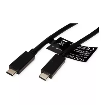 Cavo USB ROLINE 11.02.9057 USB 3.2 Gen 2 1 m USB C nero