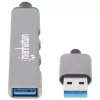 Hub Manhattan USB-A 4 porte, 4 porte USB-A (1x 5 Gbps USB 3.2 Gen1…