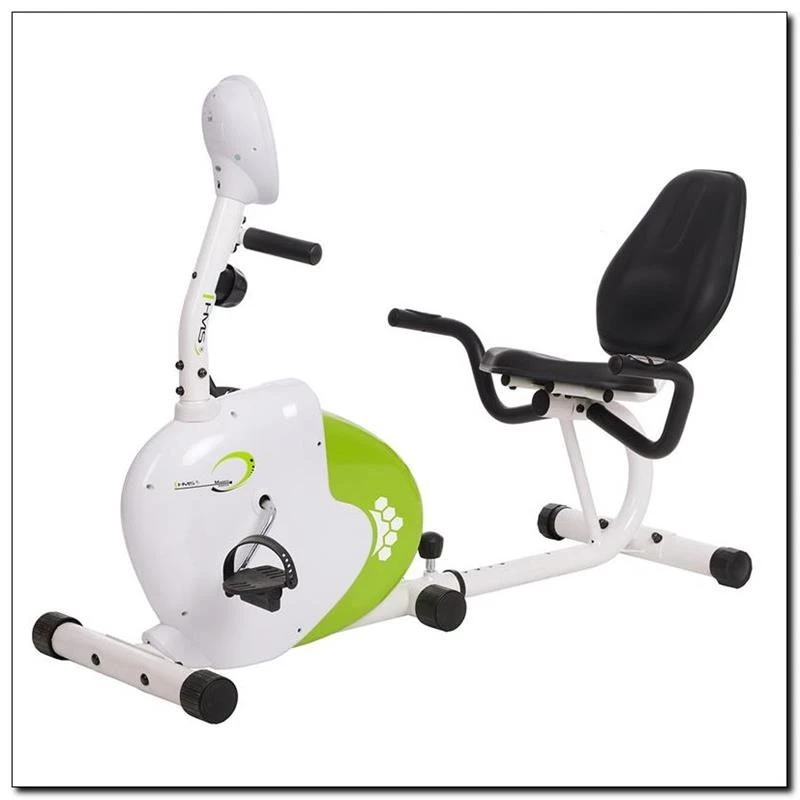 Cyclette magnetica orizzontale bianca e verde HMS R9259