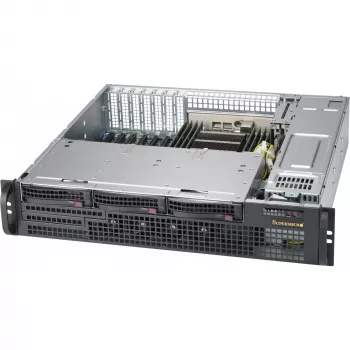 Case server Supermicro CSE-825MBTQC-R802LPB rack nero