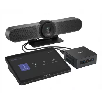 Dispositivo per conferenze Logitech R Solution Teams Small i5 Cat5e TAPMUPMSTASU2 — Intel i5, connettività Cat5e