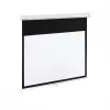 Schermo elettrico 100 16:9 120 265x150 bianco opaco con telecomando