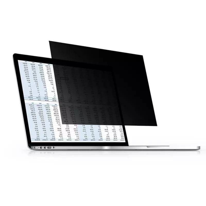 Qoltec 51052 filtro privacy GDPR per laptop da 15,6 pollici (39,6 cm), 16:9, 345,4 x 194,3 mm