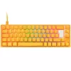 Tastiera Ducky One 3 SF giallo gaming USB tedesco meccanica RGB LED