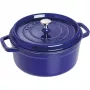 Cocotte in ghisa Staub 26 cm rotonda, blu scuro
