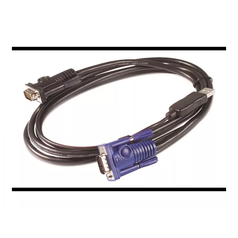 APC cavo KVM USB - 6 ft (1,8 m), 1,83 m, USB, USB, VGA, nero, USB-A