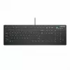 CHERRY AK-C8112 Medical USB QWERTZ tedesco nero bianco tastiera full-size