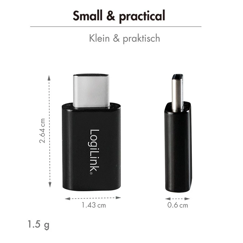 LogiLink BT0048A adattatore USB-C Bluetooth 5.3, portata 20 m, nero