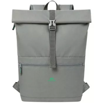 Zaino city Rivacase Gremio grigio poliestere rPET 280x135x430mm