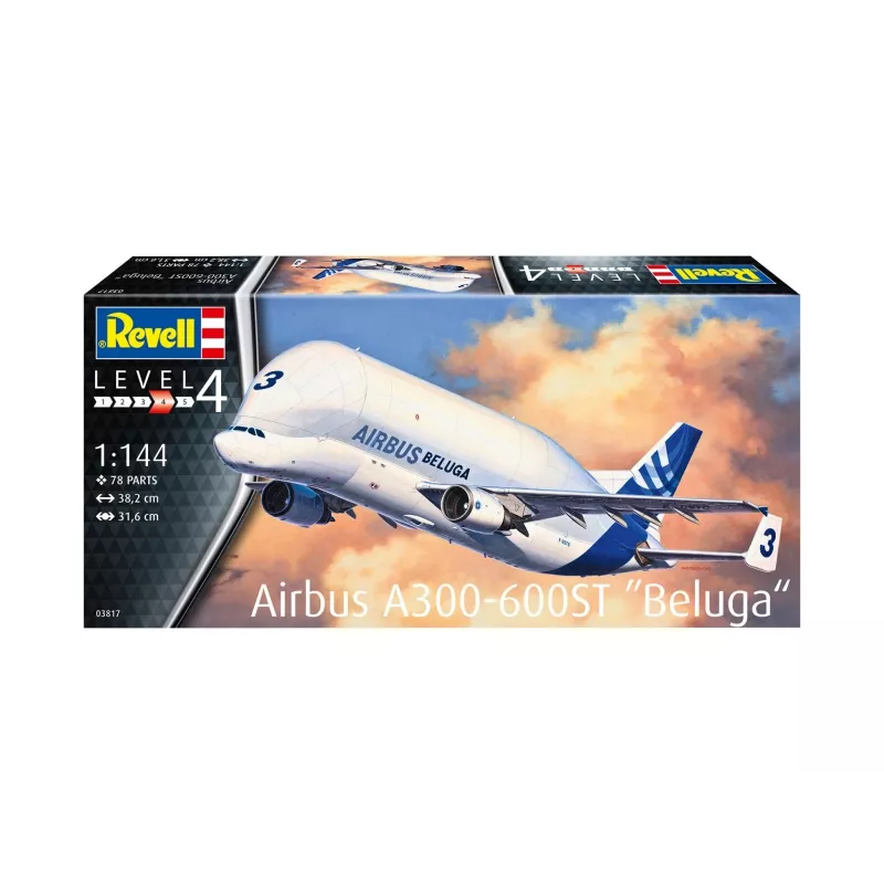 Revell scala 1/144 Airbus A300-600 pc(s) Beluga kit di montaggio