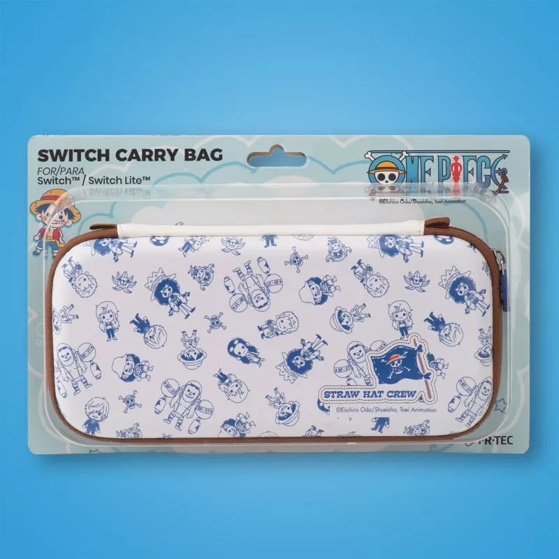 Custodia FR-TEC One Piece Bag Chibi Nintendo Switch blu marrone bianco