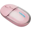 Mouse CANYON OnClick 24 BT/ wireless trasparente/rosa