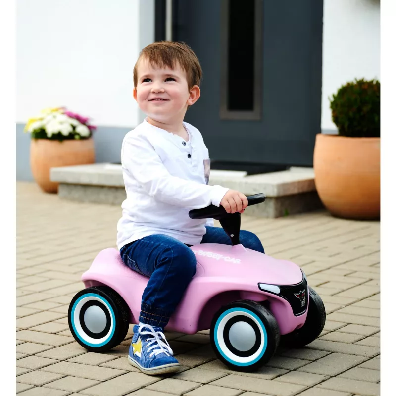 Macchinina Simba‑Dickie BIG Bobby‑Car‑Neo rosé, con spinta e veicolo per bambini (rosa)