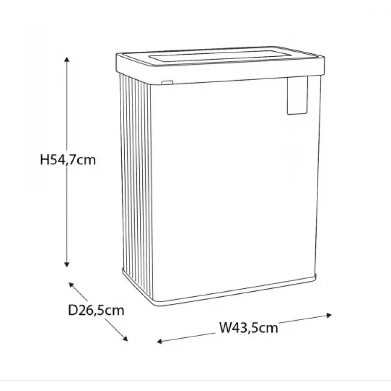 Bidoncino per riciclo 54 L 258986 KETER