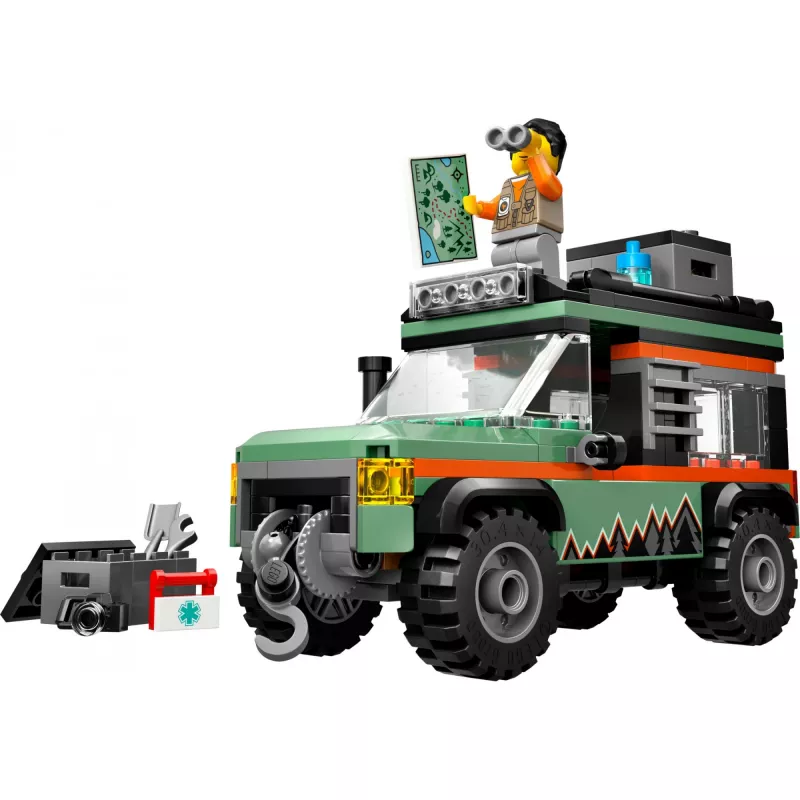 LEGO City Offroad-SUV 4x4 set da costruzione 60447 — 221 pezzi, 1 minifigure, da 6 anni