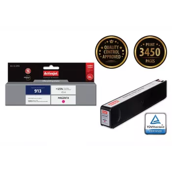 Activejet AH-913MR inchiostro (sostituto per HP 913 F6T78AE; Premium; 45 ml; magenta)