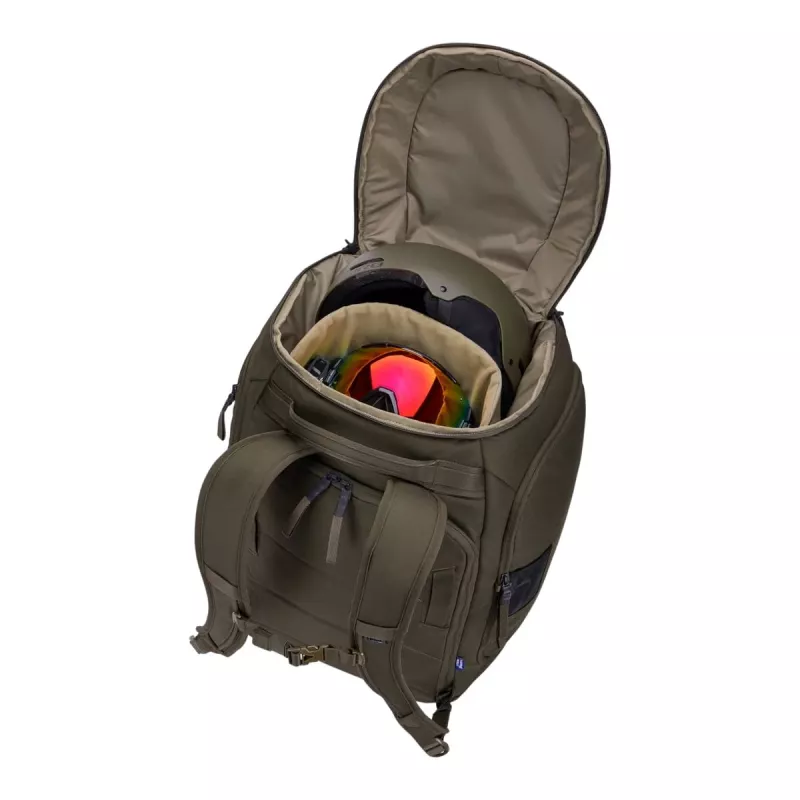Zaino porta sci e scarponi da snowboard Thule 5157 Roundtrip con ruote 60L Deep Khaki